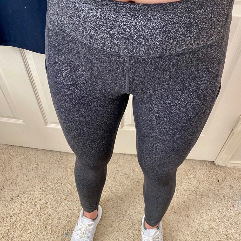 LuluLemon Speed Up Tight 28” Metallic